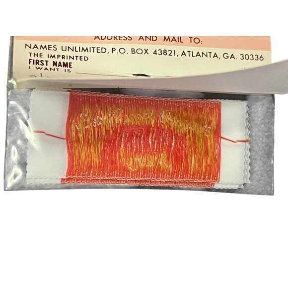 Vintage Deluxe Woven Labels “Specially Hand Made By Mary” 8 Pack NEW Old Stock - Picture 4 of 6